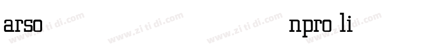 arsonpro light字体转换 arsonpro light字体转换